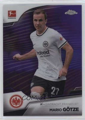2022 Topps Chrome Bundesliga Purple Refractor 103/299 Mario Gotze Götze #36 vs3