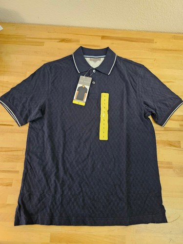 S / SMALL - BLUE - Ted Baker Men's Short Sleeve Polo Shirt