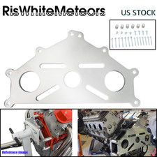 For Chevy Small/Big Block  LS LT Engines Silver Engine Safe Stand Adapter Plate