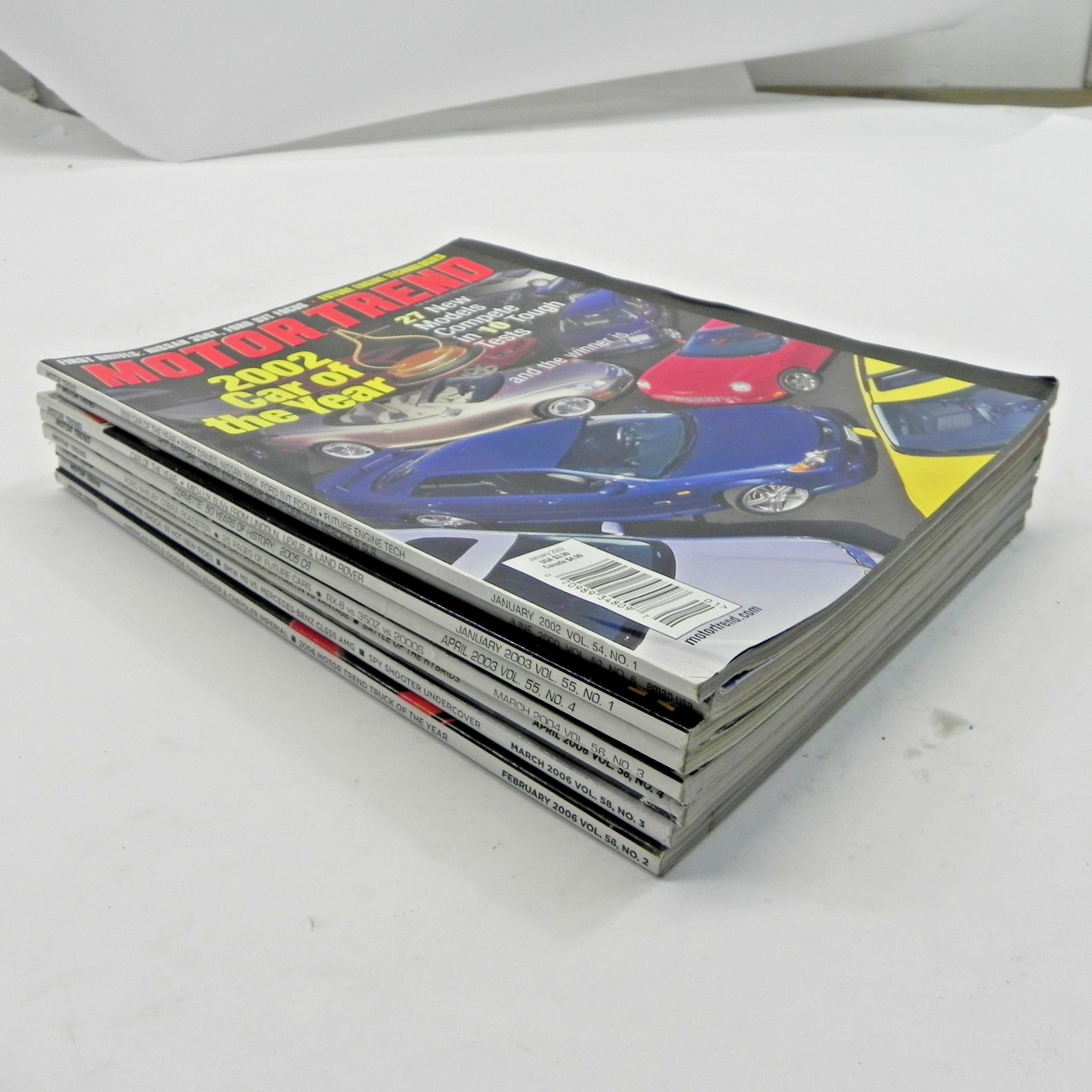 2004 MOTOR TREND MAGAZINE LOT OF 9 ISSUES RACING CAR CUSTOM MUSCLE DRAG TRACK