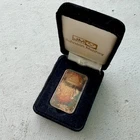 1 oz Silver Johnson Matthey .999 Silver bar - 1987 Avery Supplier - Rainbow tone