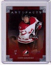 CODY GOLOUBEF 13/14 Artifacts Parallel #d /999 SP Team Canada Hockey Insert #130