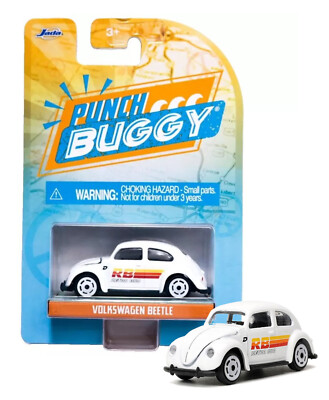 Jada Punch Buggy Volkswagen Beetle Retro Bug Diecast Mint on Card