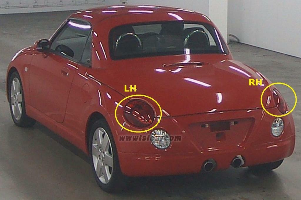 DAIHATSU COPEN L880K TAIL LAMP LH 81560-97246 OR RH 81550-97246