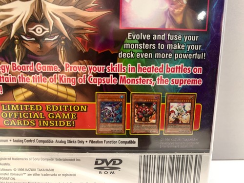 YU-GI-OH CAPSULE MONSTER COLISEUM + 3 CARTE UFFICIALI - SONY PS2 - NEW SEALED - Picture 5 of 11