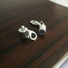 Magnetic Clasp Silver Lobster Claw Jewelry Making Supplies 45mm Set Brass