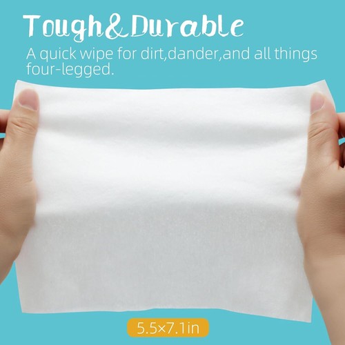 80Pack Pet Wet Cleaning Wipes All Purpose Hygiene Dog Puppy Cat Alcohol Free - Picture 17 of 19