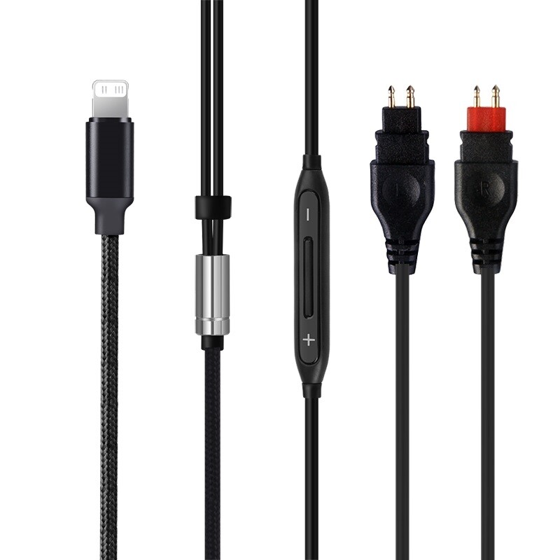 Audio Cable with mic For Sennheiser HD25 LIGHT HD25SP SPII HD25-1 II FIT IPHONE