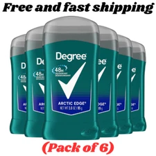 Degree Men Original Aluminum Free Deodorant for Men, 3 Ounce (Pack of 6) 