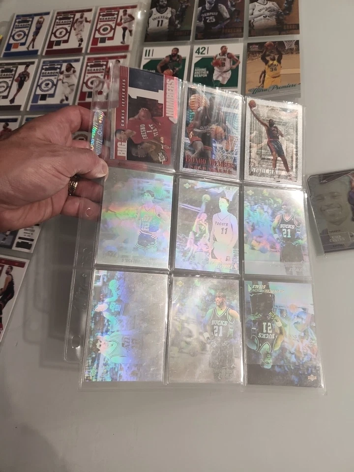 Лот из 300+ карточек НБА 1980-2020-е дебютанты, голограммы, панини, стоимость $400 MJ - Изображение 4 из 4