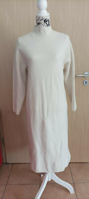 Wollkleid edel und schlicht von normcore Firenze SD1106 beige Gr. M *** TOP ***