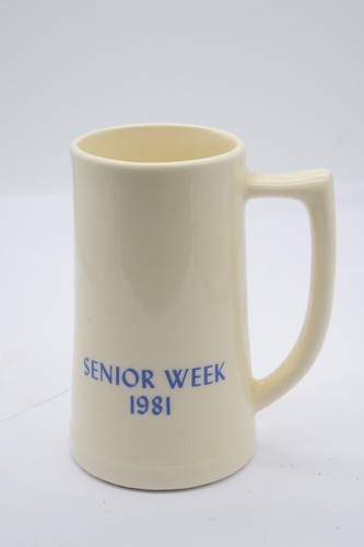 Vintage University Of Bridgeport MCM XXVII Senior Week 1981 Beer Mug - Picture 3 of 6