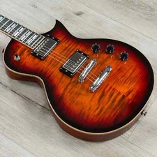 ESP USA Eclipse Guitar, Seymour Duncan Alnico II Pros, Tiger Eye Sunburst