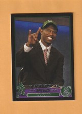 T.J. Ford Milwaukee Bucks 2003-04 Topps Black /500 RC Texas Longhorns 2B