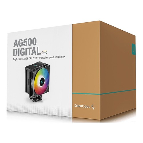 DeepCool AG500 ARGB CPU Cooler 1950RPM PWM Fan Intel AMD AM4 AM5 LGA1700 RGB - Picture 2 of 7