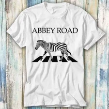 Zebra Crossing Abbey Road T Shirt Meme Gift Top Tee Unisex 980