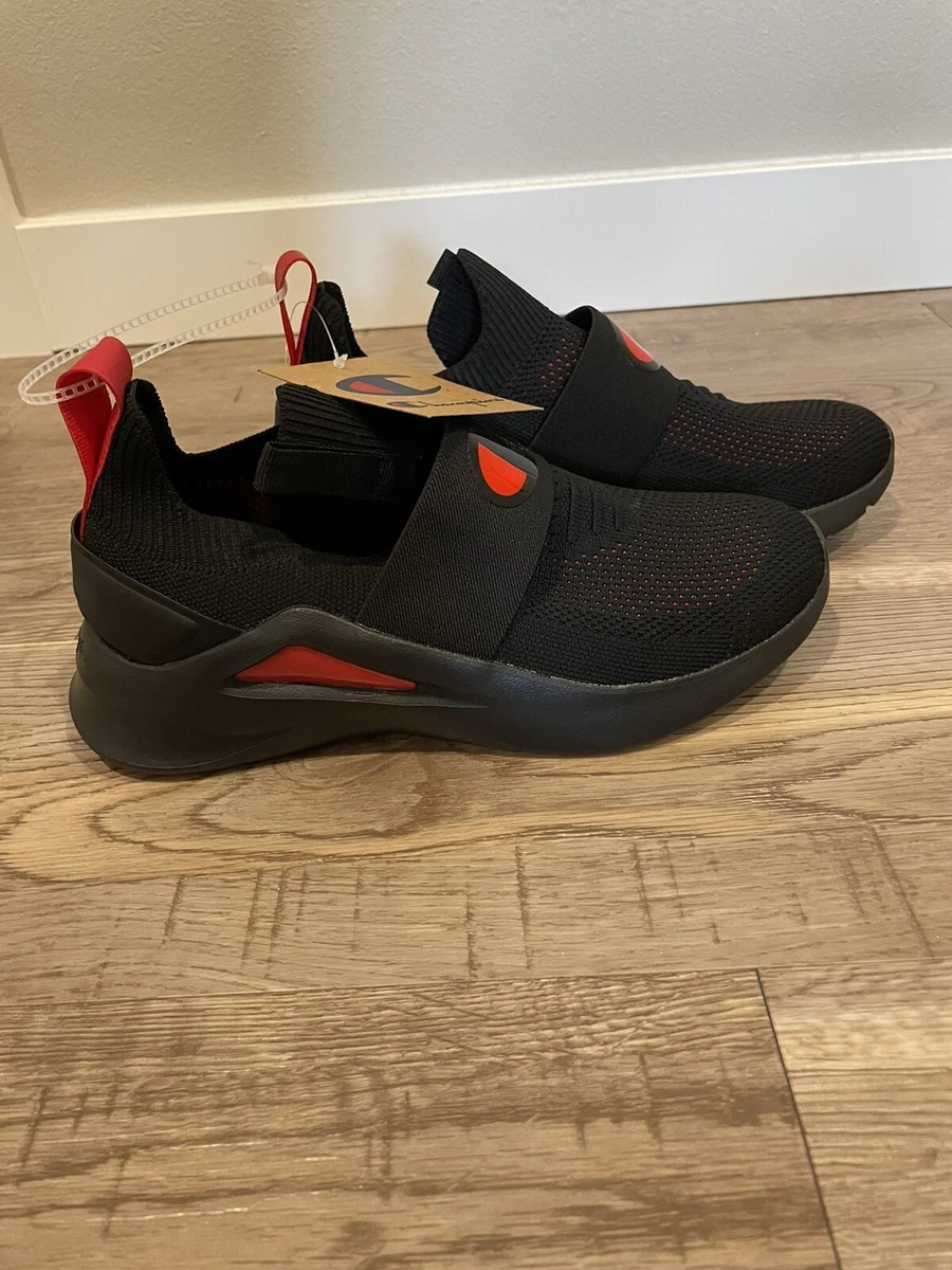 Champion Kids Size 7 Black and Red Acela Racer Sneakers eBay