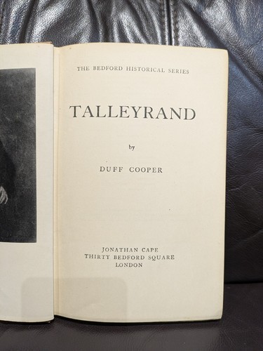 Talleyrand (Duff Cooper - 1949) Hardback - Picture 5 of 7