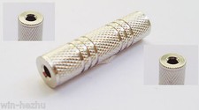 1x 3.5mm 1/8" Female to 3.5mm Female Jack Audio Headphone Stereo Coupler Adapter