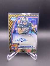 2024 Bowman U Chrome DANIEL HISHAW JR. 1st Black/Gold Stealth AUTO /24 Kansas