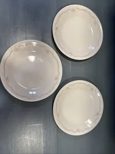 Corelle English Breakfast Bread Plates Dessert 6 3/4" Set Of 3