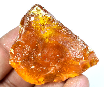77.00 CT Natürlich Baltisch Karamellbonbon Ei Eigelb Bernstein Facettiert Grobem