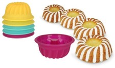 6 x METALTEX MINI GUGELHUPF SILIKON MUFFIN BACKFORM Gugelhupf Kuchen Back Form