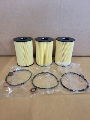 3 x Oil Filter 5904 for 2016, 2015, 2014, 2013, 2012, 2011 BMW 550i 4.4L