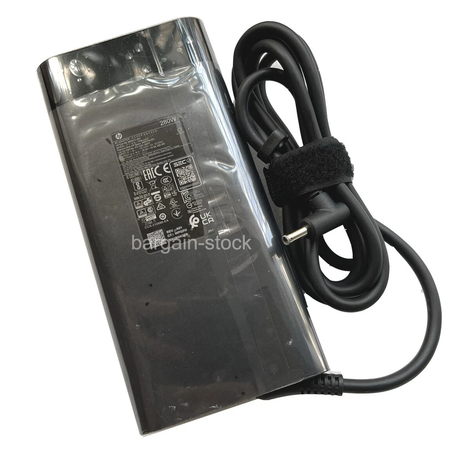 Original 20V 14A 280W AC Adapter Charger For HP OMEN 16-k0033dx Laptop 4.5MM Pin - Image 2 of 4