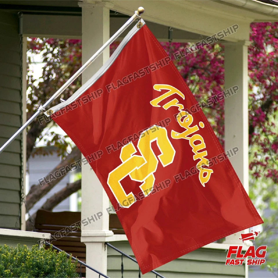 USC Trojans 3x5 ft Flag University of Southern California NCAA FREE Shipping - Image 3 of 4