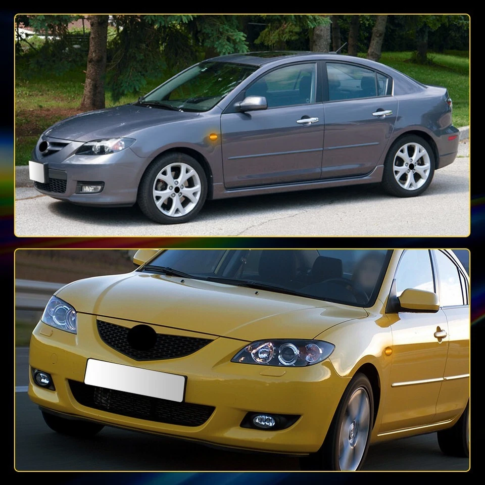 Luz marcadora lateral dinámica LED D ahumada para MAZDA 3 2004 2005 2006 2007 2008-2011 Foto 3 de 4