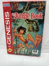 Jungle Book - Sega Genesis With The Box Rental