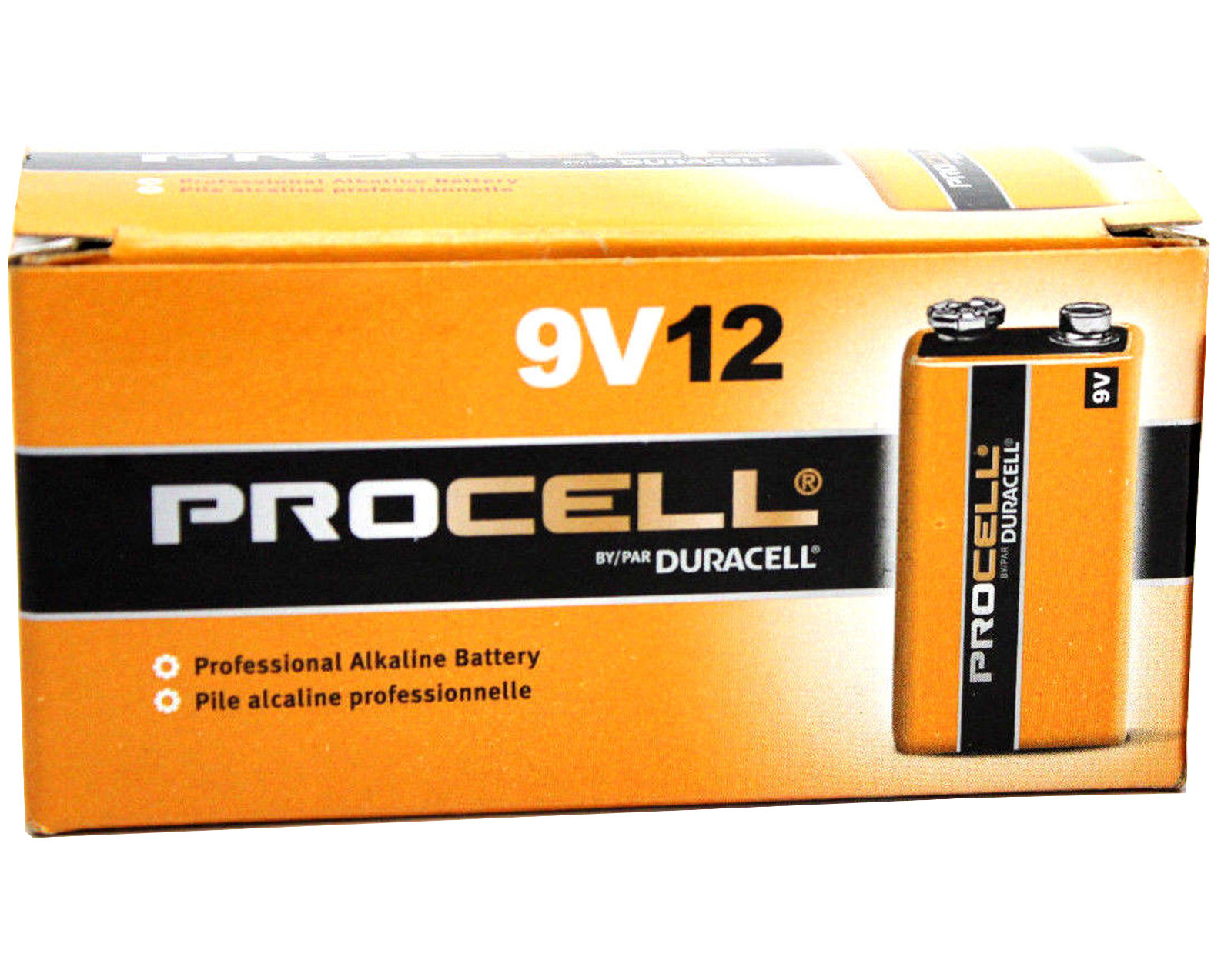 Duracell Procell 9 Volt Batteries Long Lasting Professional 