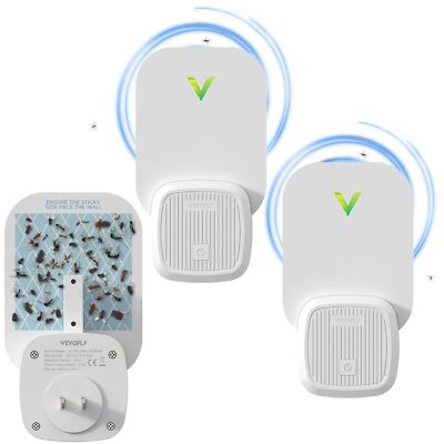 Fly Trap Indoor Fruit Fly Traps for Indoors 2 Device + 6 Refills Gnat Traps f...