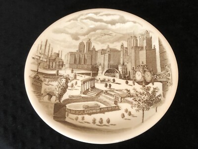 Vintage Marshall Field & Co. Chicago Skyline Made By Johnson Bros England