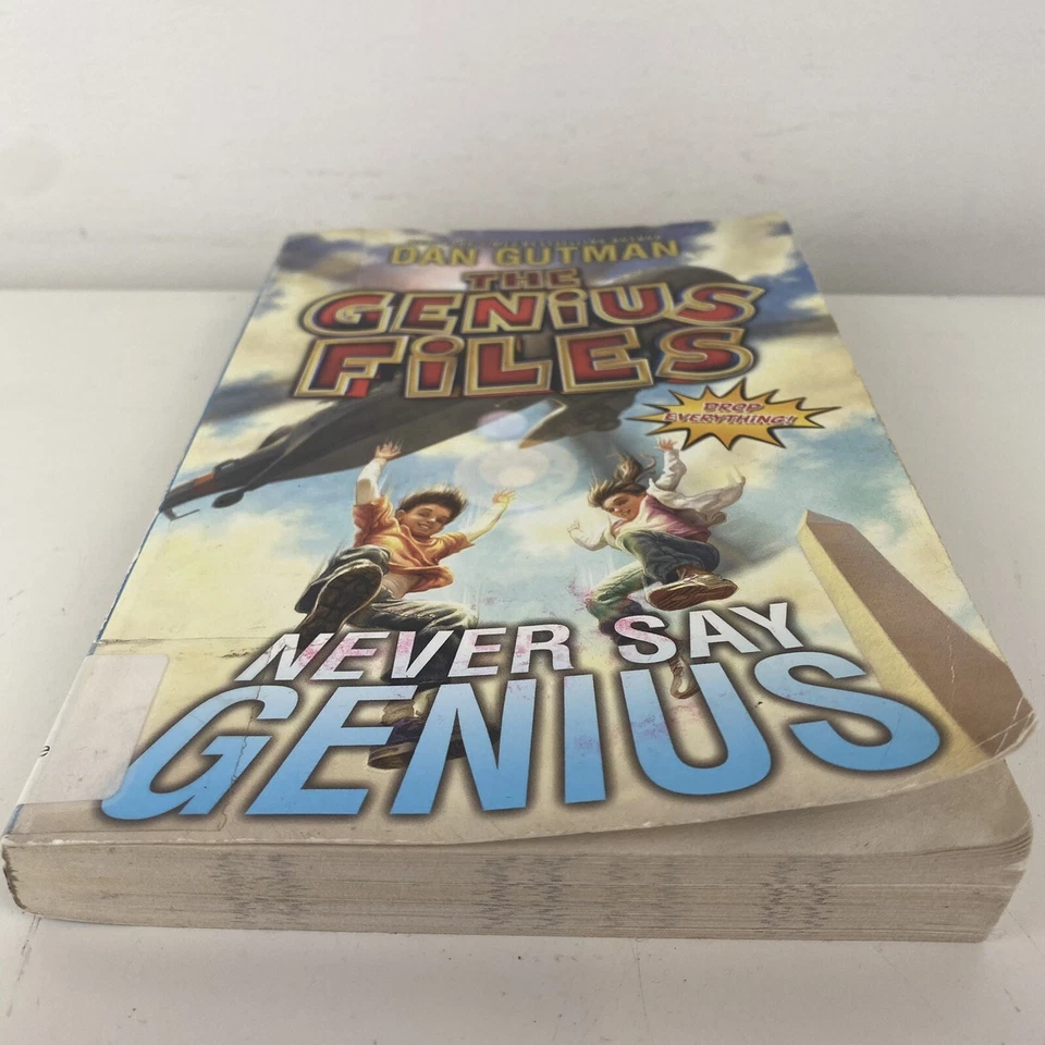 The Genius Files Never Say Genius by Dan Gutman (Medium PB, 2012)Ex Library - Image 4 of 4