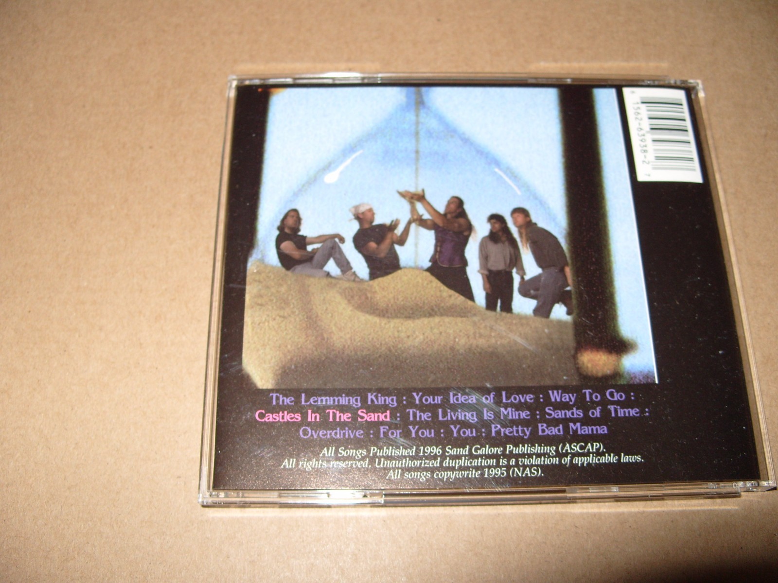 Scarlet Blue -Castles In The Sand  1995 cd Near Mint / inlays vg condition Rare