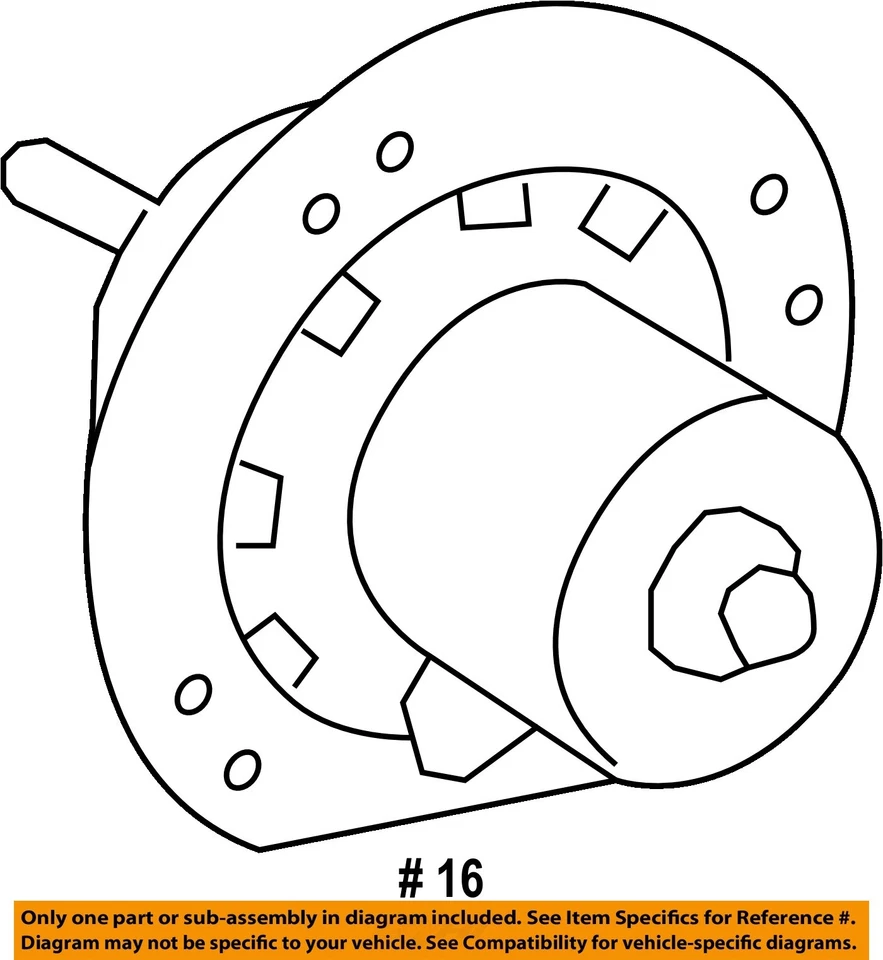 Used Rear HVAC Blower Motor fits: 2009 Ford E350 VAN rear Rear Grade A — 第 4/4 张图片
