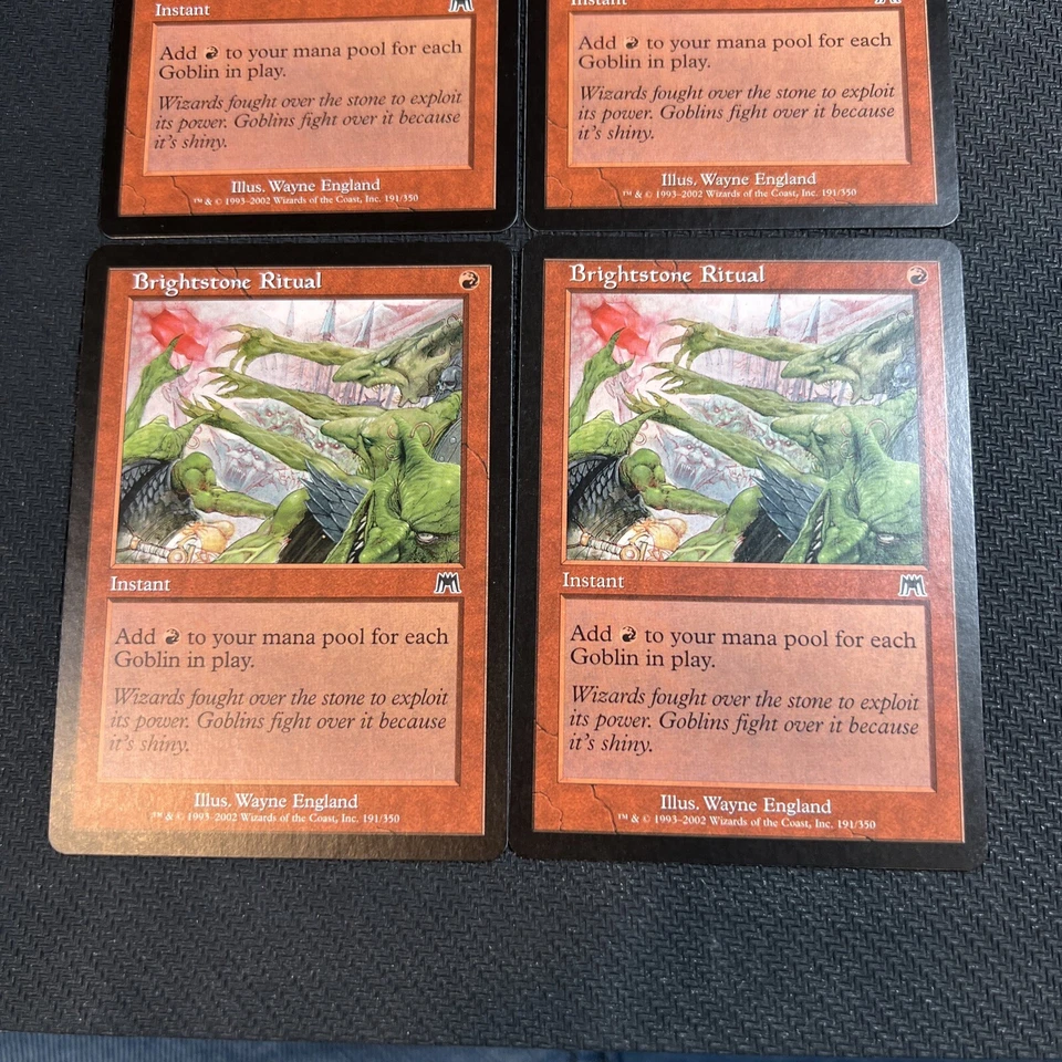 Brightstone Ritual Magic The Gathering Mtg Onslaught Playset Card 4  NM - Image 3 of 4