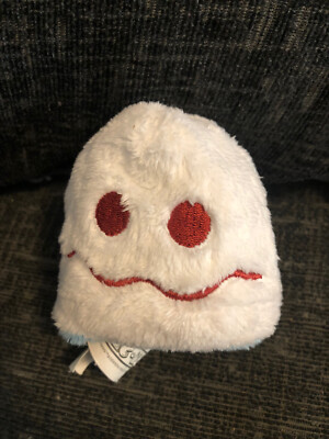 Pac-Man weiches Plüschtier wendbar 3 Zoll blau/weiß Clyde Ghost