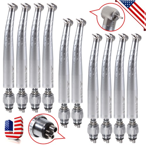 10 KaV Style Dental High Speed Handpiece + 4 Hole Quick Coupler Coupling Swivel - Picture 11 of 24