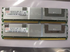 2x Hynix 2GB total of: 4GB HYMP125F72CP8D3 2Rx8 PC2-5300F Server Memory