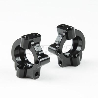 Jazrider Aluminum C-Hub Caster Block (Black) For Tamiya XV01/DB01