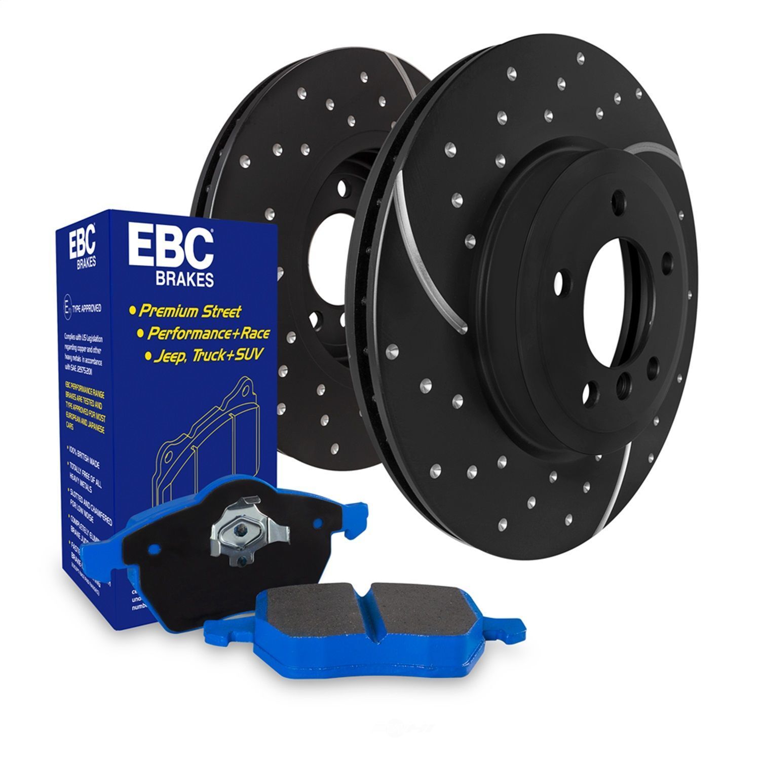 EBC S10 Kits Greenstuff 2000 and GD Rotors Mazda 3