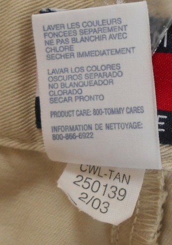 Tommy Hilfiger Herren 40 x 29 hellbraun Khakis Chino Hose Baumwolle Plissee vorne - Bild 9 von 9