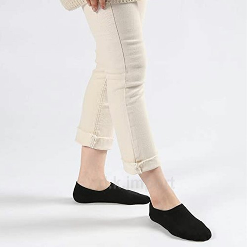 12 Pair Black Men Women No Show Socks Loafer Sneakers Low Cut Non Slip 10-13 Lot - Picture 8 of 10