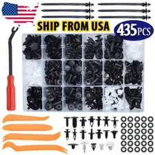 Auto Car Body Fastener Push Pin Rivet Hood Sill Trim Panel Moulding Clips 435Pcs