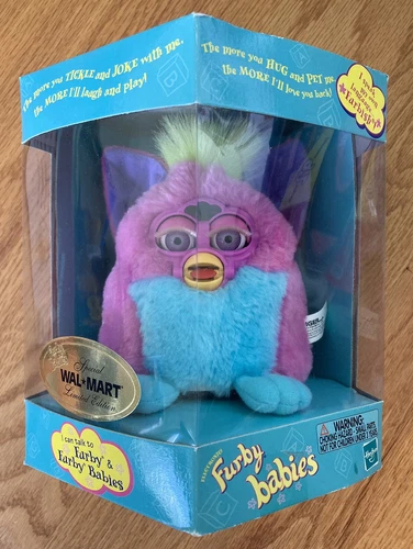 2000 Special Limited Edition Furby Babies "SPRING"Purple Eyes #70-951 New-Sealed