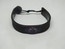  Beautiful Clasp Bracelet Black Signed Gamewear NHL Oilers 5/8" W x 7 1/2-8 1/2