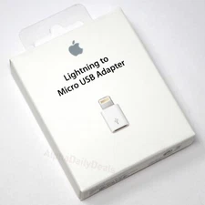 NEW Genuine Apple Lightning to Micro USB Adapter A1477